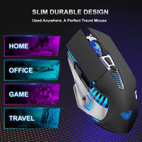 AULA SC200 Gaming Mouse Wireless ( White And Black )