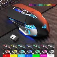 AULA SC200 Gaming Mouse Wireless ( White And Black )