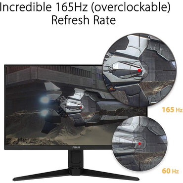 ASUS TUF VG249Q1A 23.8” IPS 1ms Full HD 165Hz Extreme Low Motion Blur FreeSync™ Premium Shadow Boost & Speakers