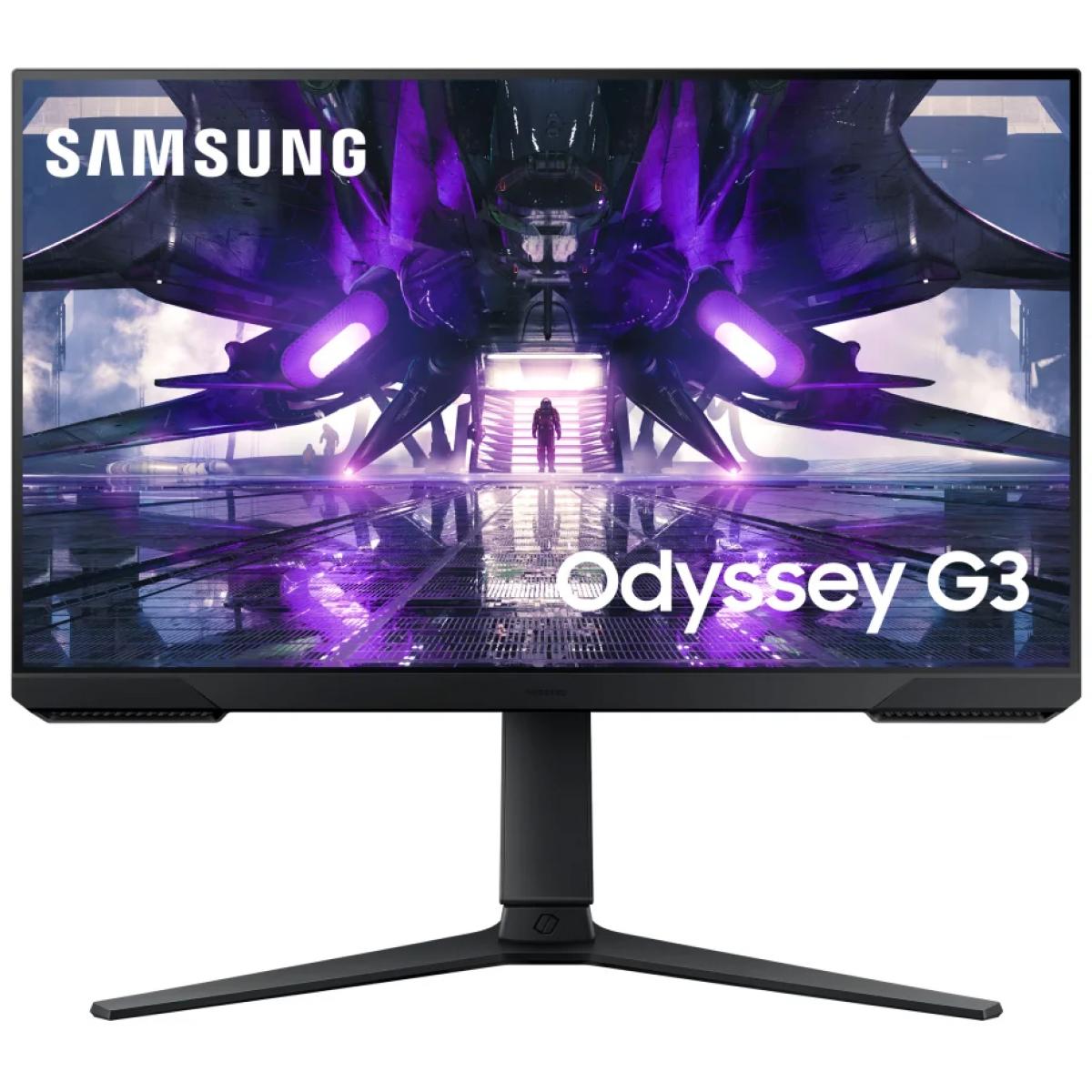 SAMSUNG Odyssey G3 24" Full HD 165Hz 1ms 3-Sided Border-Less Height Adjustable Stand AMD FreeSync Premium