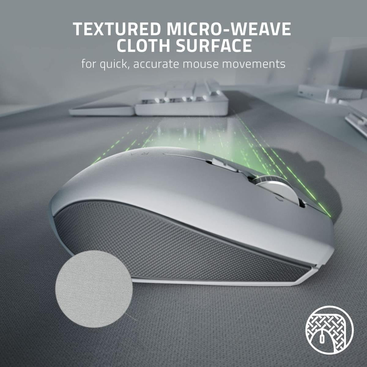 Razer Pro Glide XXL Soft Thick High-Density Rubber Foam Textured Micro-Weave Cloth Surface XXL