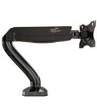 KALOC DS90 SINGLE DESK MONITOR ARM, ADJUSTABLE GAS SPRING & SUPPORT MAX 32 INCH