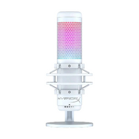 HyperX QuadCast S - USB Microphone With RGB Lighting White
