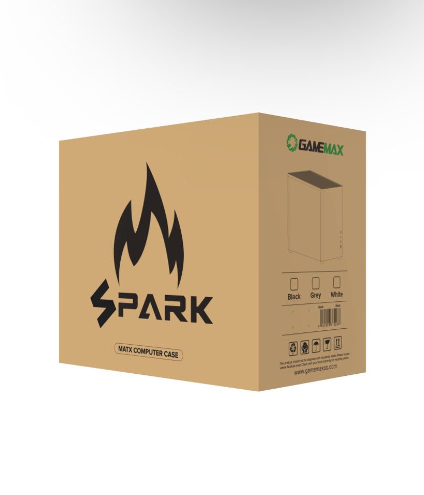 Gamemax Spark Full White case