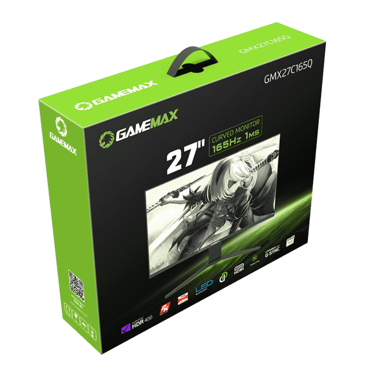 165hz Curved Monitor gamemax