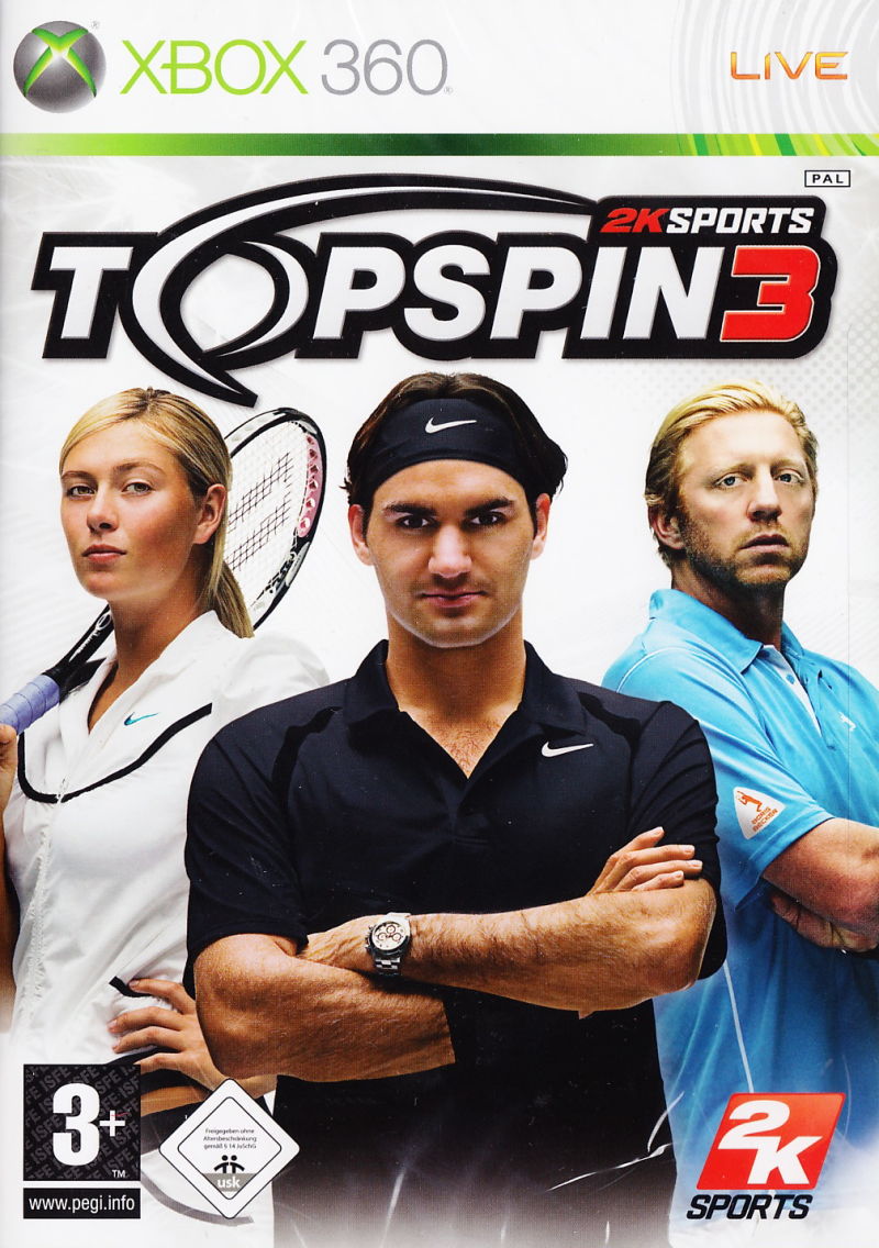 topspin 3 - xbox 360