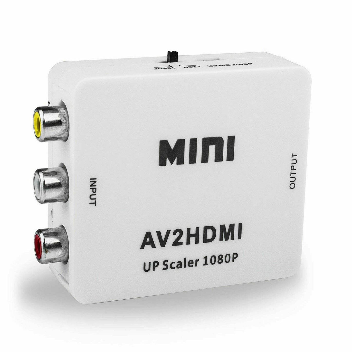 AV2HDMI Mini UP Scaler 1080P Full HD Video Converter AV CVBS 3RCA to HDMI 4K