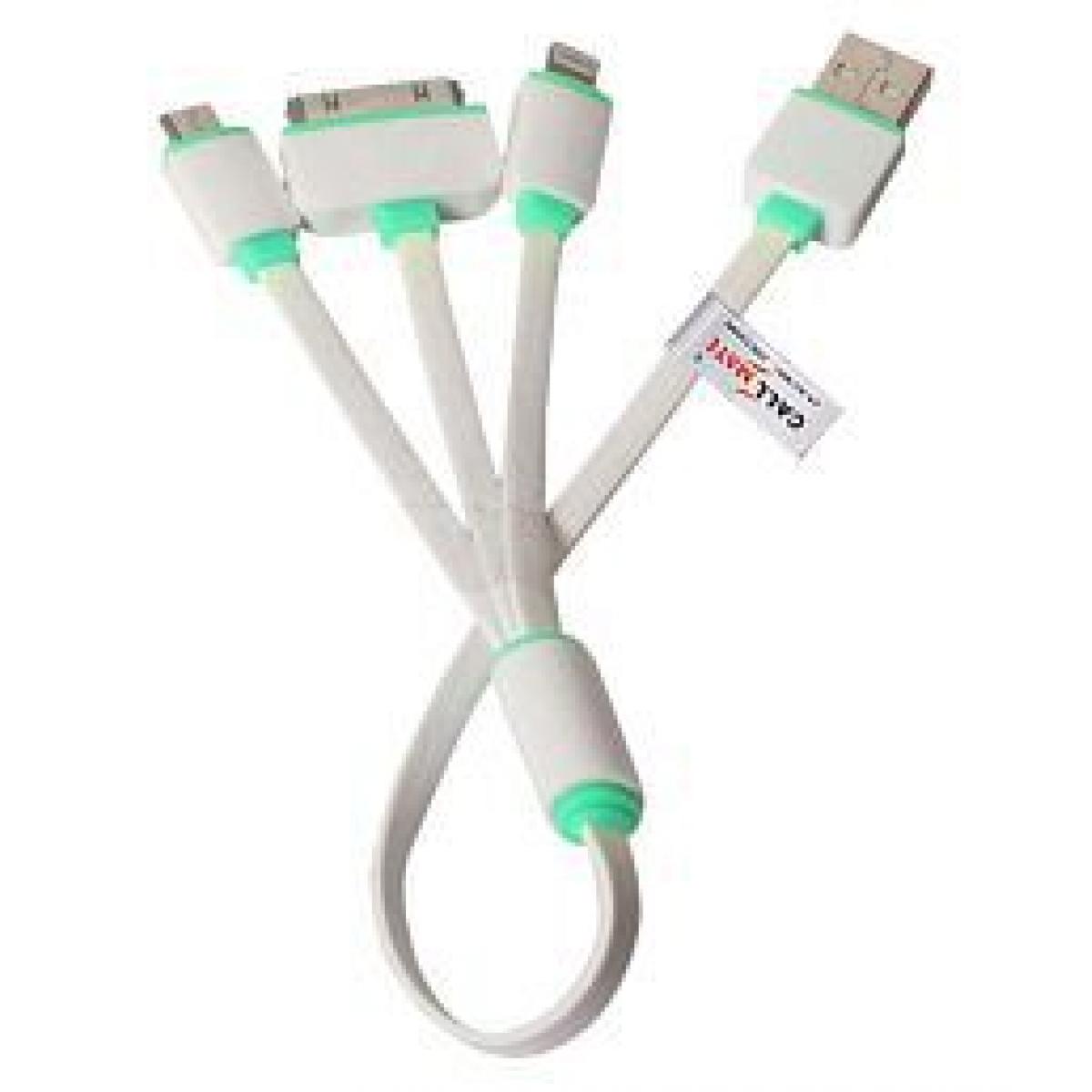 3 in 1 Multi Pin Cable White