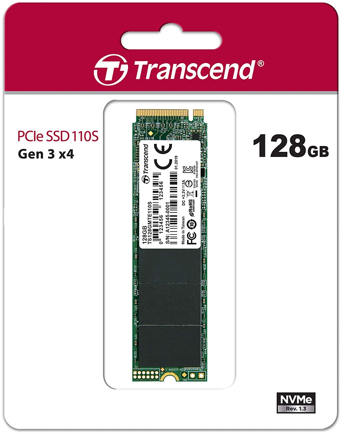 Transcend 128GB - M.2 SSD