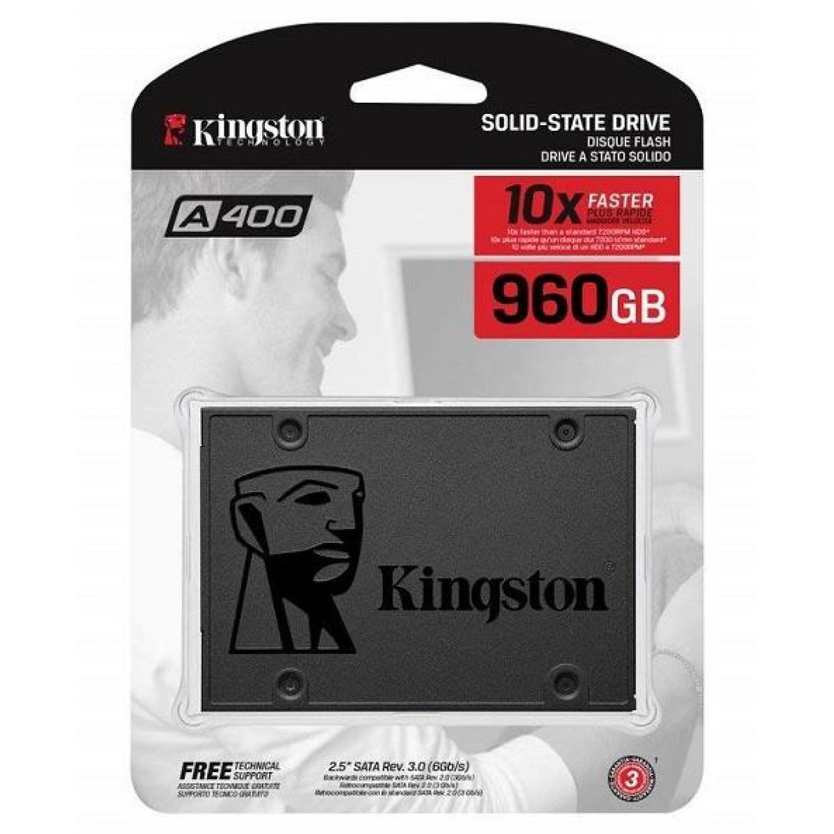 Kingston A400 960GB SATA III Solid State Drive (SSD)