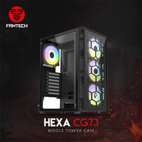 FANTECH HEXA CG73 RGB MIDDLE TOWER CASE