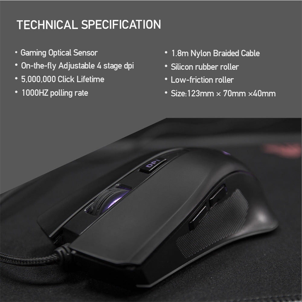 Fantech Gaming Keyboard and Mouse Combo – KX-302 Major