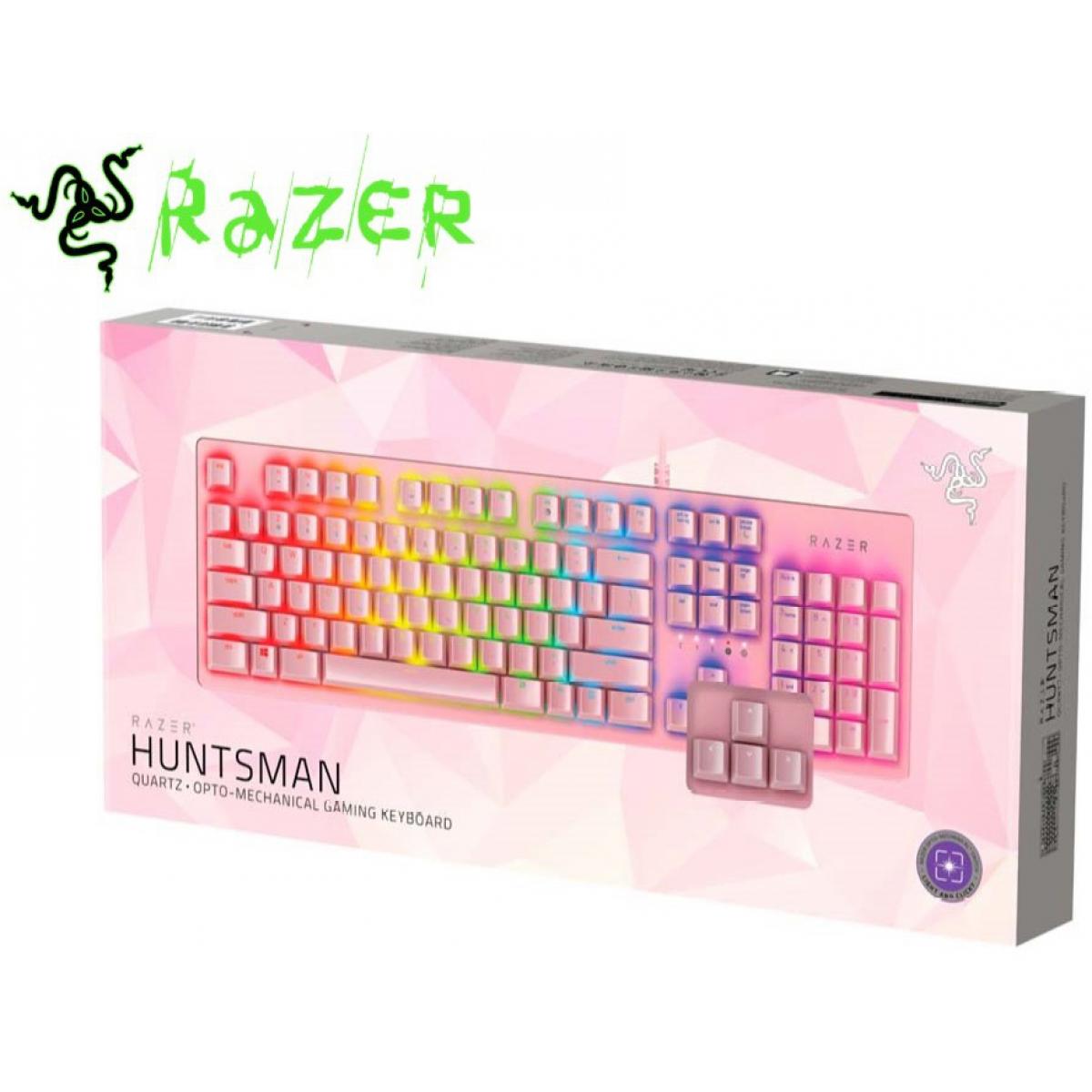 Razer Huntsman Gaming Keyboard Quartz Pink