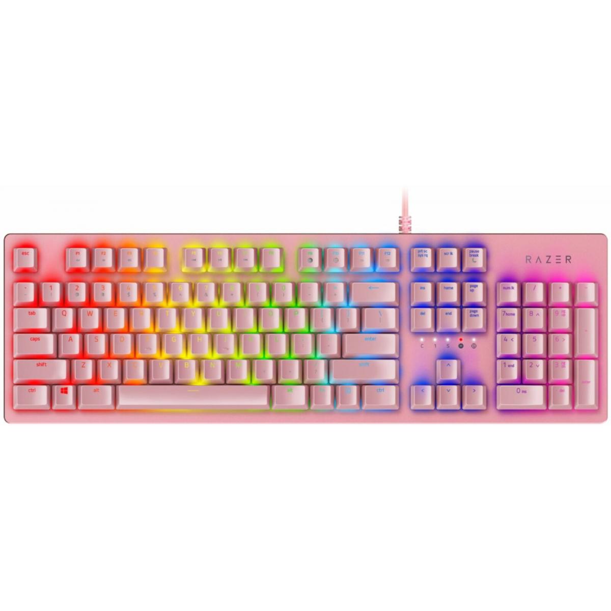 Razer Huntsman Gaming Keyboard Quartz Pink