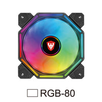 SATE (RGB-80) OEM RGB FAN 120mm PC Computer cooling fan rgb ( 4X FAN )