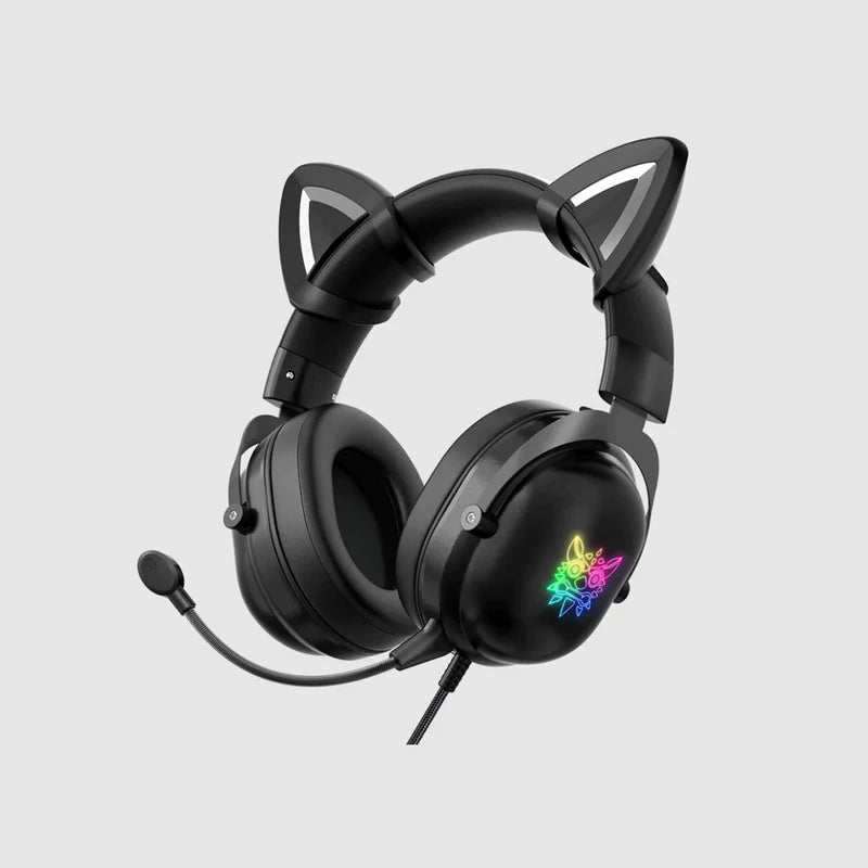 ONIKUMA X11 black Cat Ears Wired Over Ear Gaming Headphone
