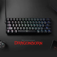 Redragon K630 Dragonborn 60% RGB Gaming Keyboard Red Switch