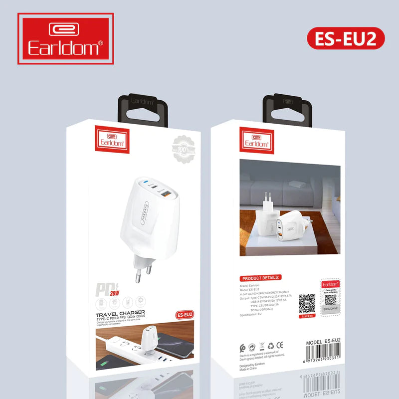 EARLDOM Charger PD Kit 20W Earldom ES - EU2