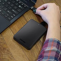 Toshiba Canvio Basics 500GB USB 3.0 Portable Hard Drive - Black
