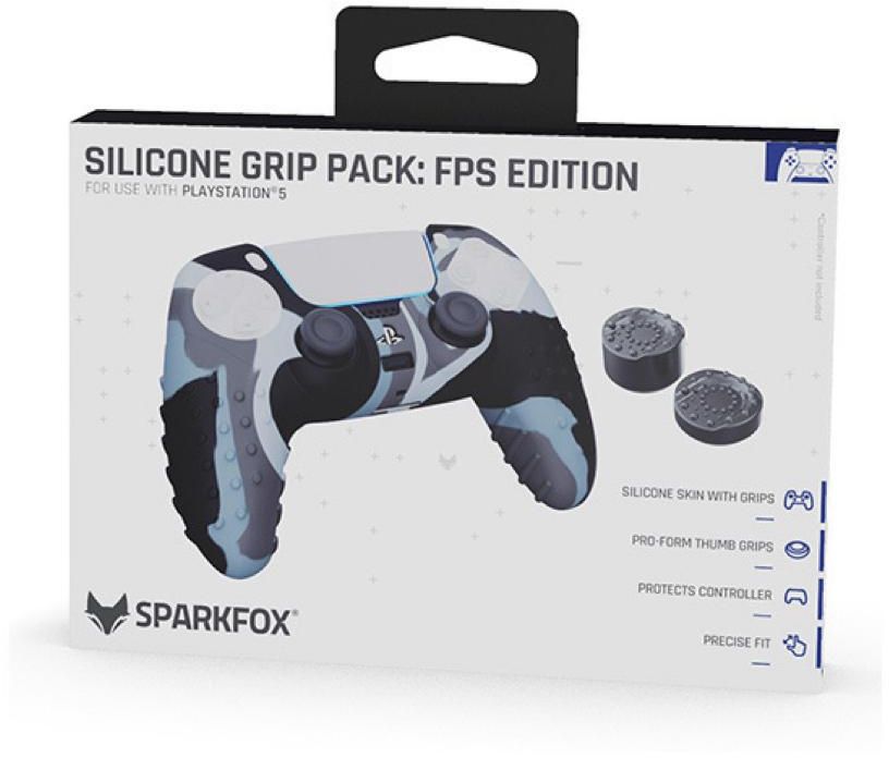 SPARKFOX PS5 Silicone Grip Pack FPS Edition