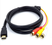 Hdmi Male To 3RCA Cable 1.5M Red Yellow White Hdmi Cable 3