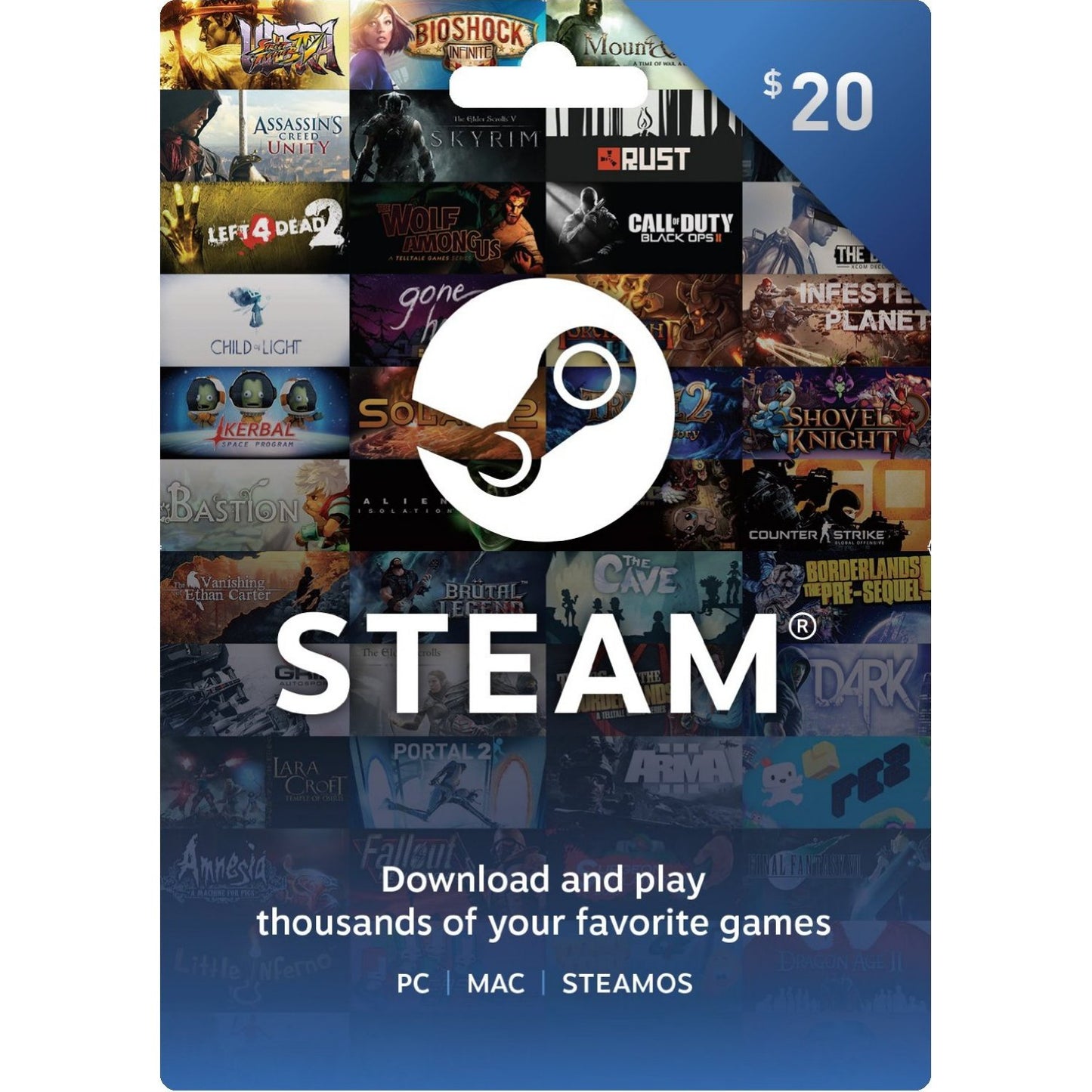 steam 20$ ( USA )